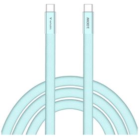 Kabel Verbatim Sync & Charge SoftTouch USB-C do USB-C 100W PD3.0 120cm niebieski 30276