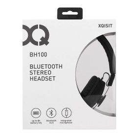 Xqisit Słuchawki stereo Bluetooth BH100czarny/black 19133