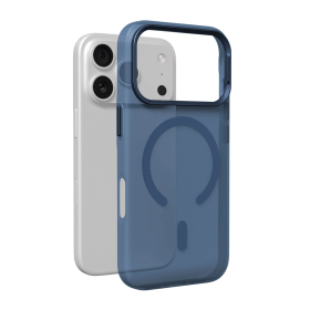 Etui Puro Lightfeel na iPhone 17 Pro kompatybilne z MagSafe - przezroczysto-niebieskie