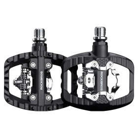 Pedały rowerowe Rockbros PD303 platformowe half-lock - czarne