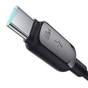Kabel Joyroom Multi-Color Series A14 USB-C / USB-C 60W 1.2 m - czarny