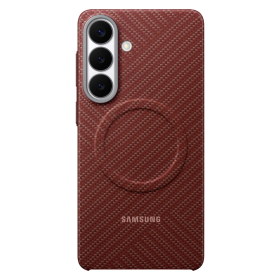 Etui Samsung Carbon Magnet Case do Samsung Galaxy S26+ kompatybilne z MagSafe - czerwone