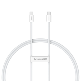 Kabel Baseus Superior Series ll USB-C - USB-C 30W 480Mb/s 1m - biały