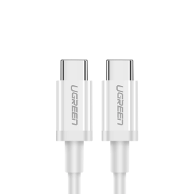 Kabel Ugreen US264 60517 USB-C / USB-C PD QC AFC 0.5m - biały