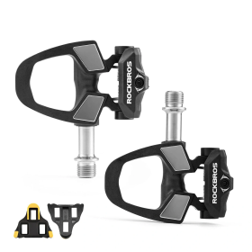 Pedały Rockbros RD9 Shimano SPD-SL z włókna węglowego i stopu tytanu - czarne