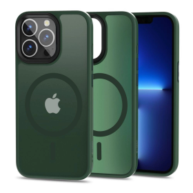 Etui Tech-Protect MagMat MagSafe na iPhone 13 Pro - zielony mat