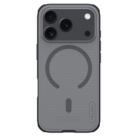 Etui Nillkin Super Frosted Shield Pro kompatybilne z MagSafe na iPhone 17 Pro - przezroczyste czarne