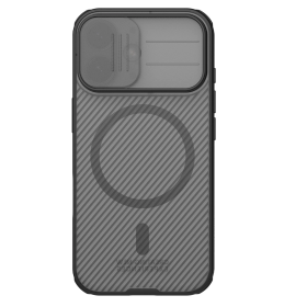 Etui Nillkin CamShield Pro kompatybilne z MagSafe na iPhone 17 - przezroczyste czarne