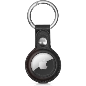 Etui do Apple AirTag z ekoskóry - czarne