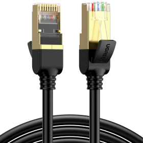 Kabel sieciowy Ugreen NW107 RJ45/Cat 7 F/FTP 5m - czarny