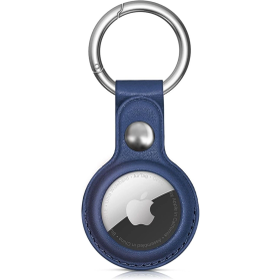 Etui do Apple AirTag z ekoskóry - niebieskie