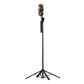 Wozinsky selfie stick WH181-Y1S teleskopowy statyw 1.75m ze stopu aluminium z uchwytem na telefon - czarny