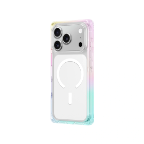 Etui AMAZINGTHING Omni na iPhone 17 Pro Max kompatybilne z MagSafe - przezroczyste-tęczowe