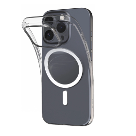 Etui silikonowe Puro 03 Mag MagSafe do iPhone 16 Pro Max - przeroczyste