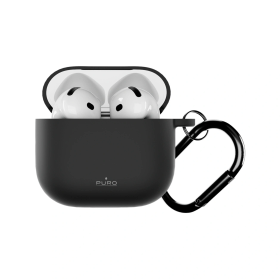Etui Puro Icon na AirPods 4 - czarne
