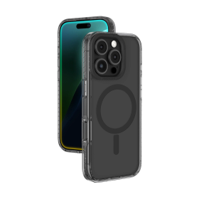 Etui silikonowe AMAZINGTHING Titan Pro Mag Case z pierścieniem magnetycznym do iPhone 16 Pro Max - czarne