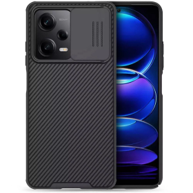 Nillkin CamShield Pro Case etui do Xiaomi Redmi Note 12 Pro / Poco X5 Pro 5G pokrowiec z osłoną na aparat czarne