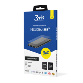 Szkło hybrydowe 3mk FlexibleGlass Max Black na Samsung Galaxy A23 5G