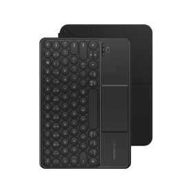 Etui z klawiaturą AMAZINGTHING Minimal Case KeyLite Combo na iPad Air 11" M2/M3/M4 (2024/2025/2026) - czarne