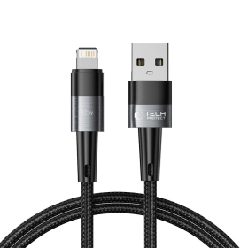 Kabel Tech-Protect UltraBoost Lightning / Lightning 12W 2.4A 1m - szary