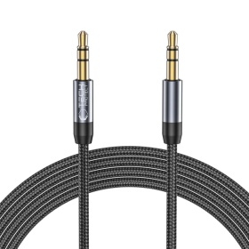 Kabel Tech-Protect UltraBoost mini jack 3.5mm / mini jack 3.5 mm 1.5m - czarny