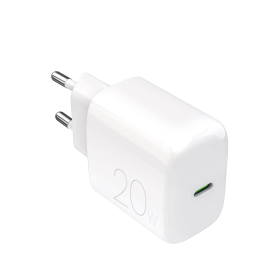 Ładowarka sieciowa Puro PROLITE 20W USB-C - biała