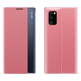 New Sleep Case pokrowiec etui z klapką z funkcją podstawki Xiaomi Redmi Note 11T 5G / Redmi Note 11S 5G / Poco M4 Pro 5G różowy