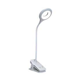 Mini lampka Wozinsky bezprzewodowa lampka LED do czytania z klipsem + kabel USB-C - biała