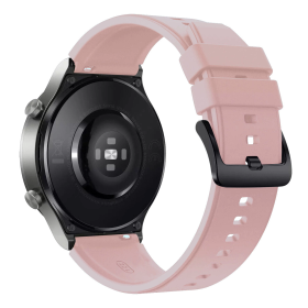 Pasek silikonowy do Huawei Watch GT 2 / 3 / 4 / 2 Pro / 3 Pro / 4 Pro / GT 2e - pudrowy