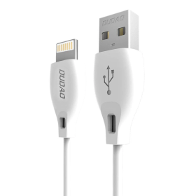 Dudao przewód kabel USB / Lightning 2.4A 1m biały (L4L 1m white)