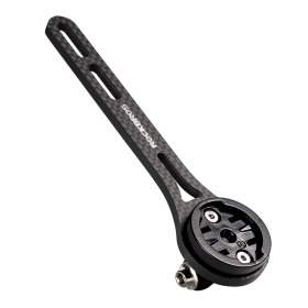 Uchwyt na licznik rowerowy Rockbros FK-307W włókno węglowe - czarny