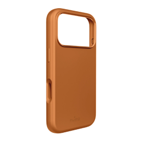 Etui silikonowe Puro Icon Mag Pro Liquid Silicone na iPhone 17 Pro Max kompatybilne z MagSafe, z ochroną aparatu i aluminiowymi przyciskami - pomarańczowe