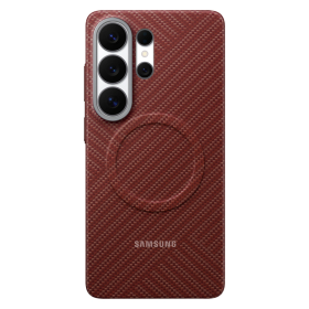 Etui Samsung Carbon Magnet Case do Samsung Galaxy S26 Ultra kompatybilne z MagSafe - czerwone