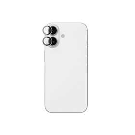 Szkło na aparat AMAZINGTHING Lens Glass na iPhone 17 ze srebrną ramką aluminiową