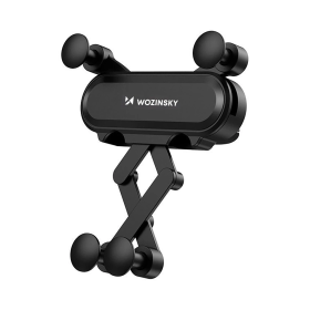 Wozinsky uchwyt na telefon do samochodu grawitacyjny na kratkę wentylacyjną czarny (WCH-05)