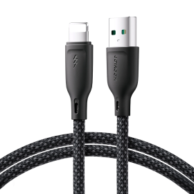 Kabel Joyroom Multi-Color Series S-A34 USB-A / Lightning 3A 1m - czarny