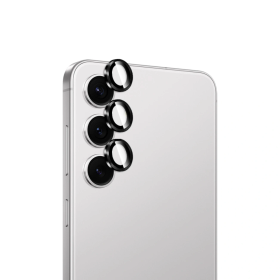 Szkło hartowane Puro na tylną kamerę do Samsung Galaxy S26/S26 Plus - z czarną ramką