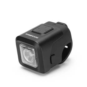 Lampka rowerowa Rockbros SKL01 przednia 450 lm z dzwonkiem rowerowym 120 dB USB-C - czarna