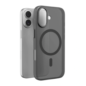 Etui Puro Lightfeel na iPhone 17 kompatybilne z MagSafe - przezroczysto-czarne