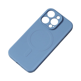 Silikonowe etui kompatybilne z MagSafe do iPhone 15 Pro Max Silicone Case - granatowe