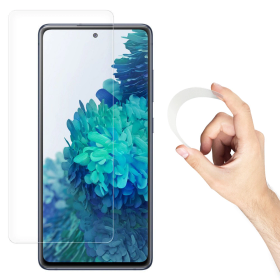Szkło hybrydowe Wozinsky Full Cover Flexi Nano na Samsung Galaxy A72 4G