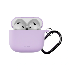 Etui Puro Icon na AirPods 4 - fioletowe