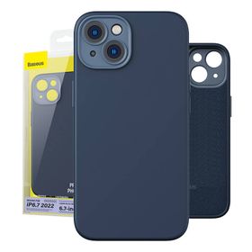 Zestaw ochronny Baseus Liquid Silica etui i szkło hartowane do iPhone 14 Plus (niebieski)