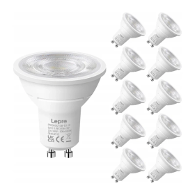 Żarówka LED LEPRO 200082-DW-EU-10 GU10 3,6W 345lm 6500K 38° klasa E 10 szt.