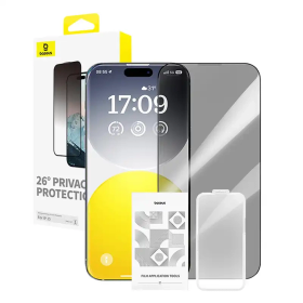 Szkło hartowane prywatyzujące Baseus Diamond iPhone 15