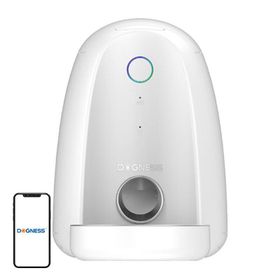 Inteligentny dozownik karmy z metalową miską WIFI mini Dogness (biały)