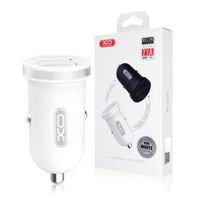 Ładowarka samochodowa XO CC18 2x USB 2,1A biała