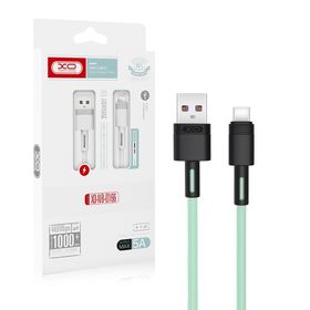 Kabel USB XO NB-Q166 - USB-C 1,0 m 5A zielony