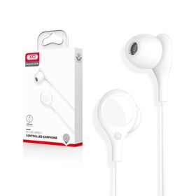 Słuchawki przewodowe XO EP46 jack 3,5mm z redukcją szumów białe