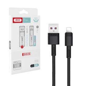 Kabel USB XO NB-Q166 - Lightning 1,0 m 5A czarny